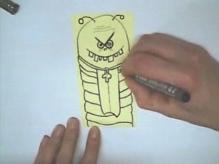 POST IT MONSTER #4