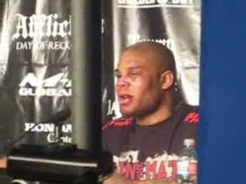 Gilbert Yvel on his Affliction fight against Josh Barnett