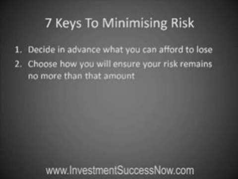 Safe investing: How do I invest with minimum risk?