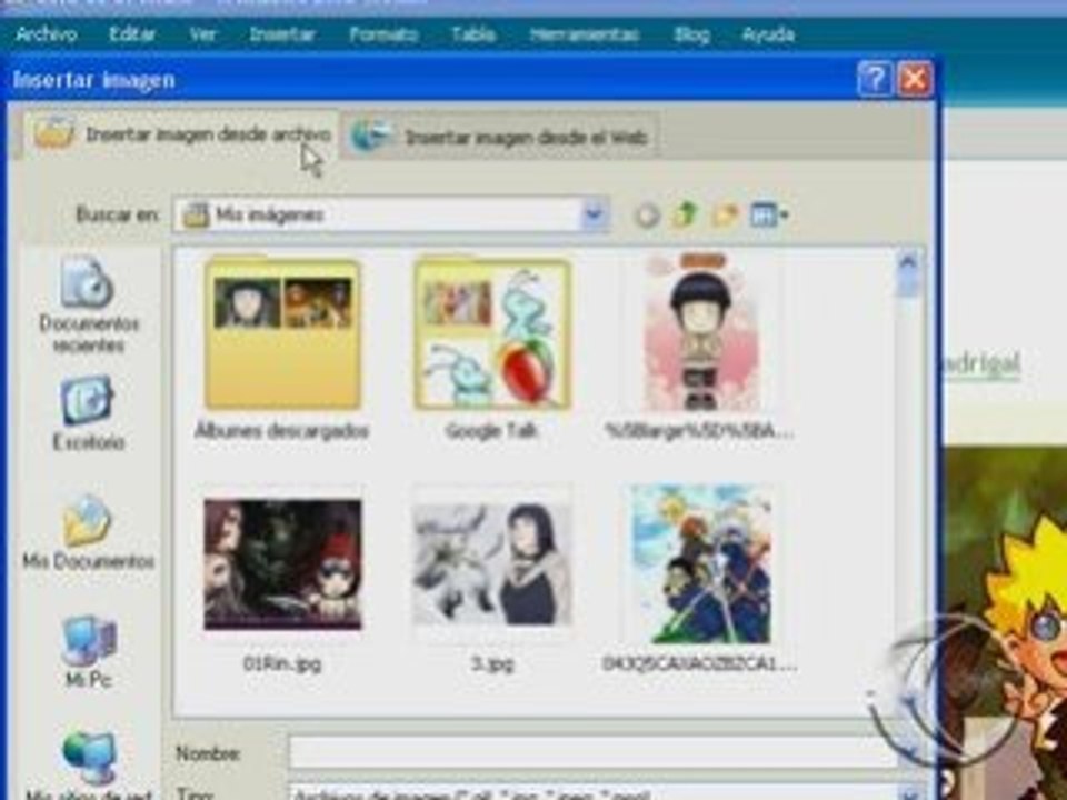 Edicion en Windows Live Writer