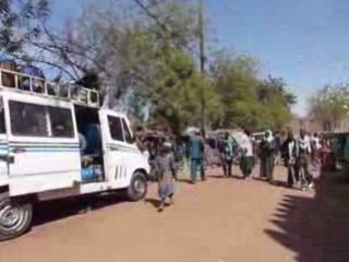 Rue de Djenné au Mali, en Afrique