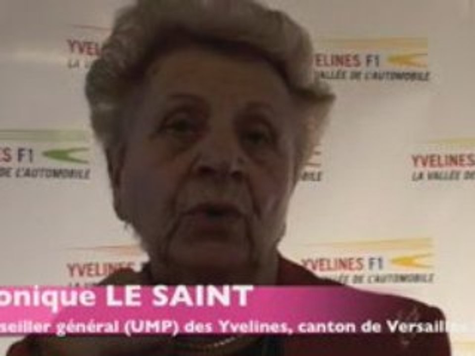 Monique LE SAINT soutient Yvelines F1