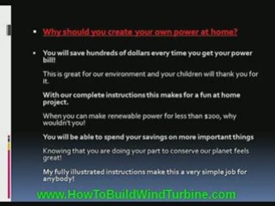 Build Your Own Solar Power System Under $200 Wind Generator