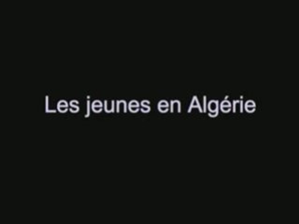Les jeunes en Algérie - 2005/06