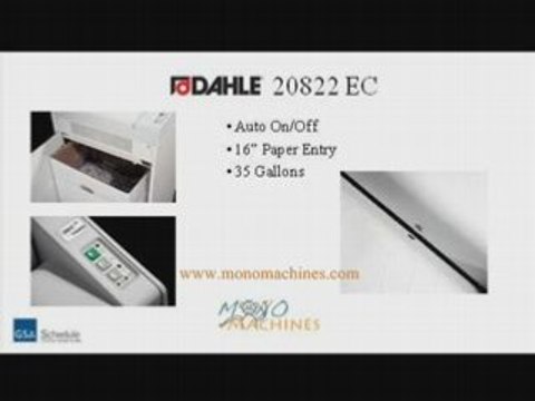Dahle 20822 EC Cross Cut Paper Shredder Tour
