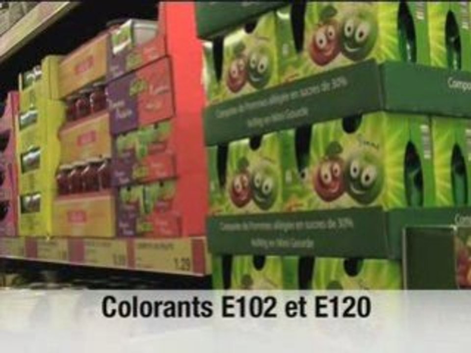 L'allergie aux additifs alimentaires