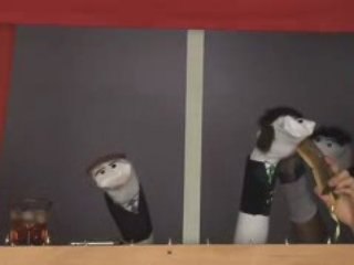 Frost / Nixon Sock Puppet Show
