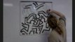 Speed painting keith haring