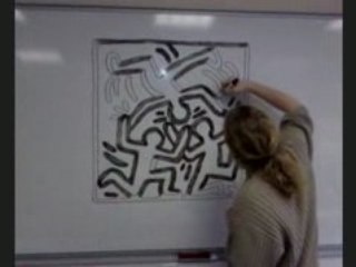 Speed painting keith haring