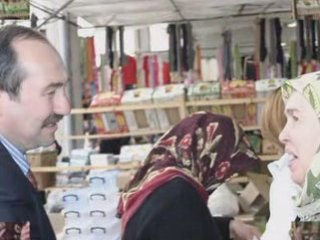 Akparti Adayı Ahmet Tosun pazaryerinde