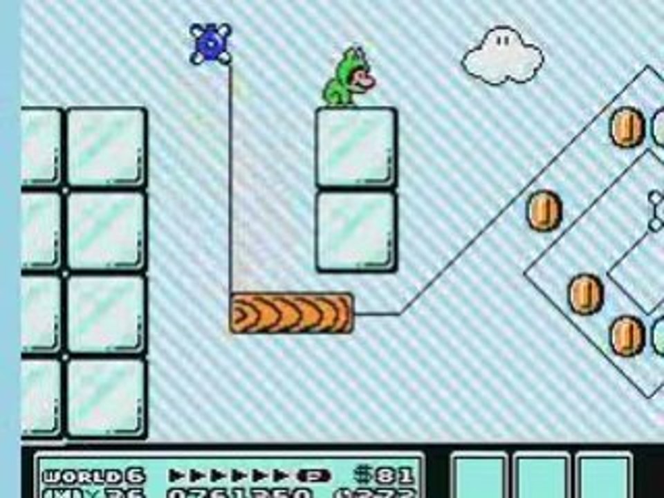 Frogsuit Mario Bros. Frog Frog Frog (Start of World 6)