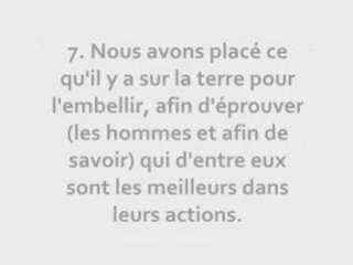 hadith + sourate al-Kahf (La caverne)