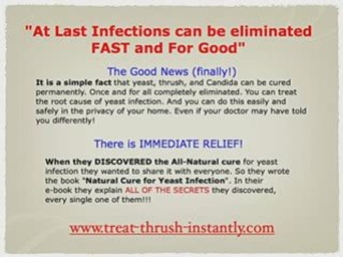 cure for thrush