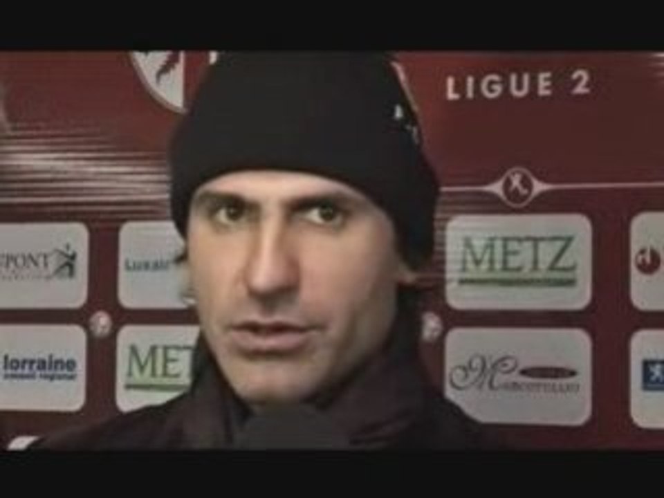 Metz - Ajaccio réaction de Nenad Jestrovic
