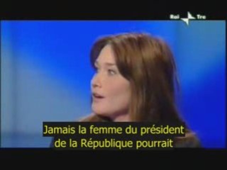 Carla Bruni dément être intervenue dans l'affaire Battisti