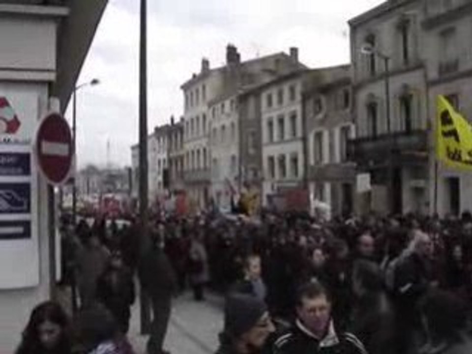 Manif à Niort le 29 Janvier 2009