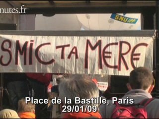 Manifestation à Paris 29/01/09