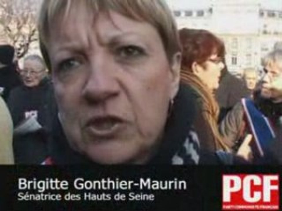 Paris - Manifestation du 29 janvier 2009