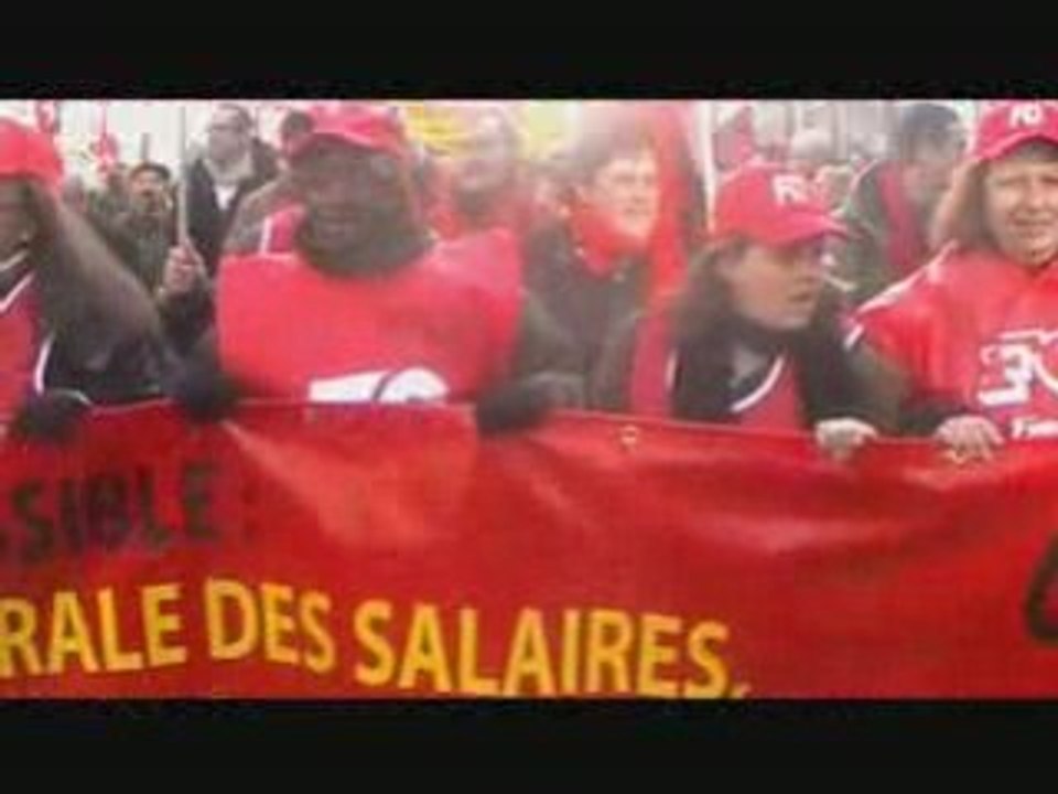 Au coeur de la manifestation du 29 janvier 2009