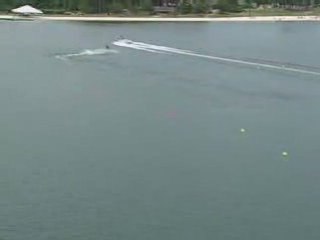 Un record de saut à ski nautique