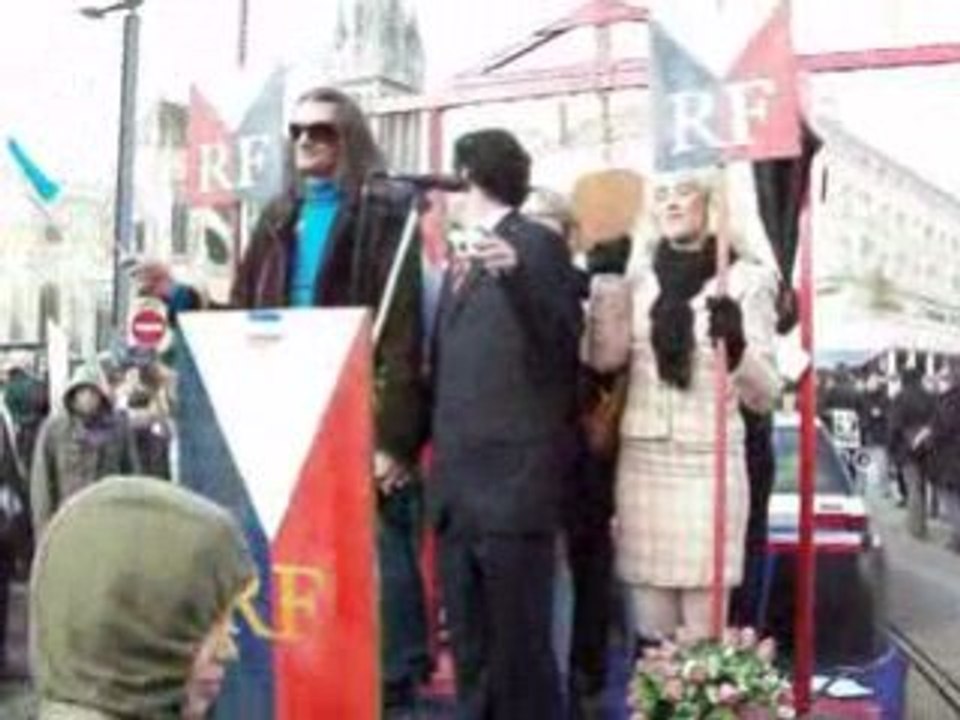 Manifestation Caen 29 janvier 2009 obama ou nicolas