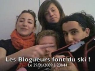 Les blogueurs font du ski