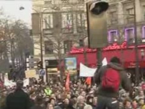 Manifestation du 29/01 à Paris (clip)