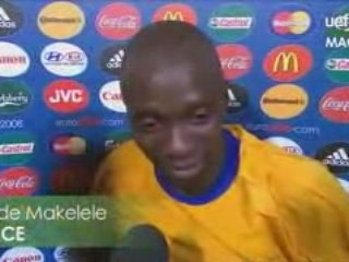 UEFA Magazine 10.06.2008 Euro - Claude Makelele vs Romania