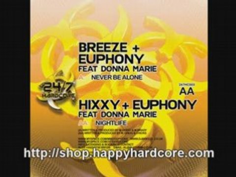 Breeze Euphony Donna Marie Never Be Alone UKHardcore 247003