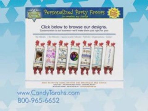 Unique, personalized, Jewish party favors