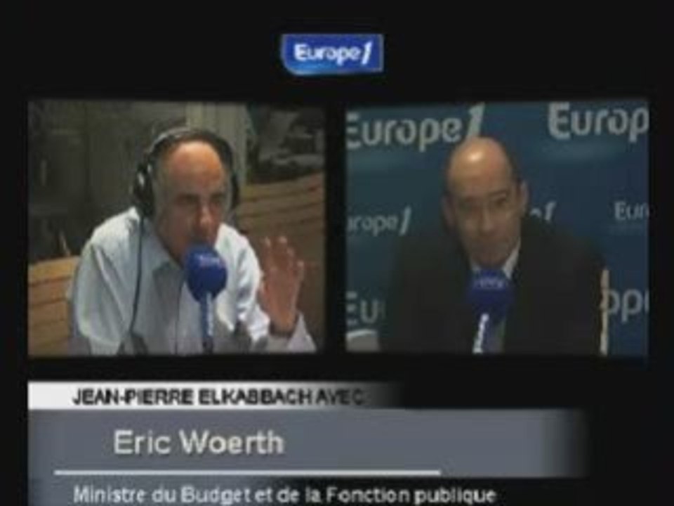 Eric Woerth Europe 1
