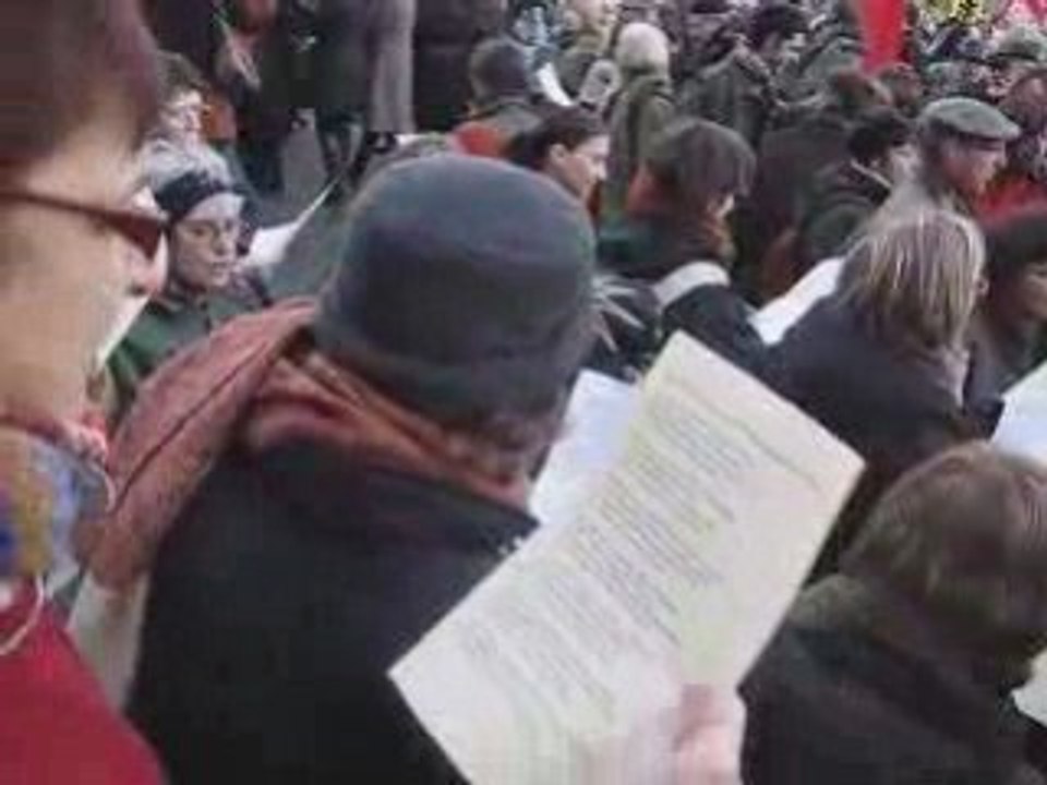 manif du 29 janvier 2009  contre la crise , et contre sarko