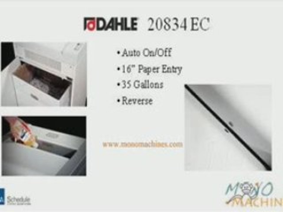 Dahle 20834 EC High Security Paper Shredder Tour