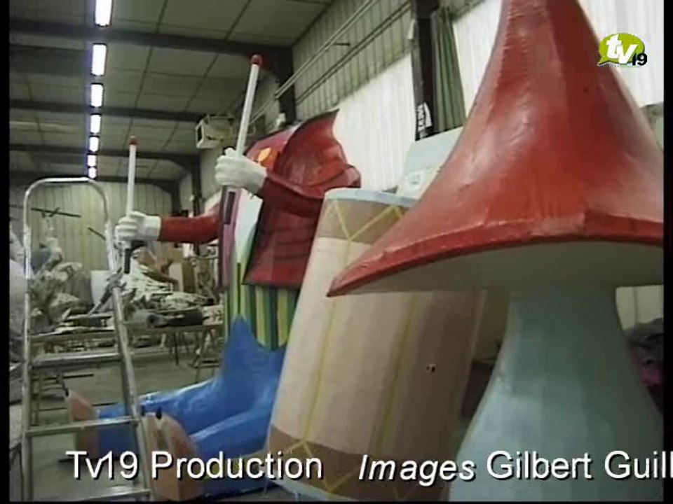 Préparation du carnaval de Malemort