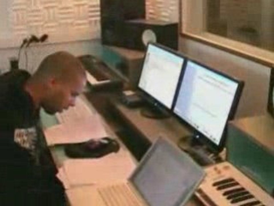 Kfear et Fredo/ Phenovenom en studio pour l'école du pouvoir