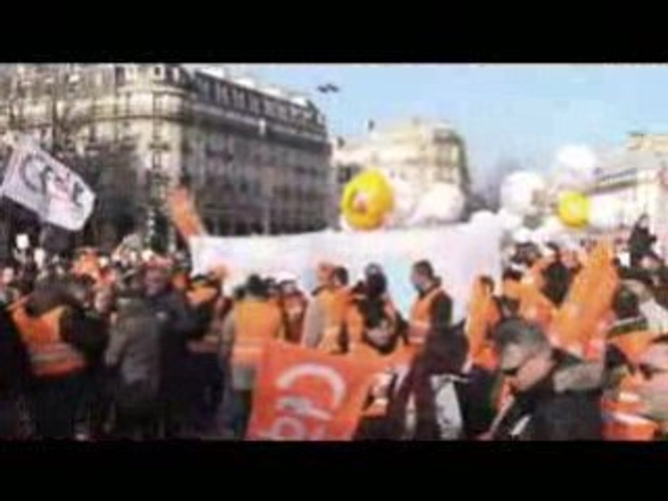 Manifestation générale du 29 janvier à Paris