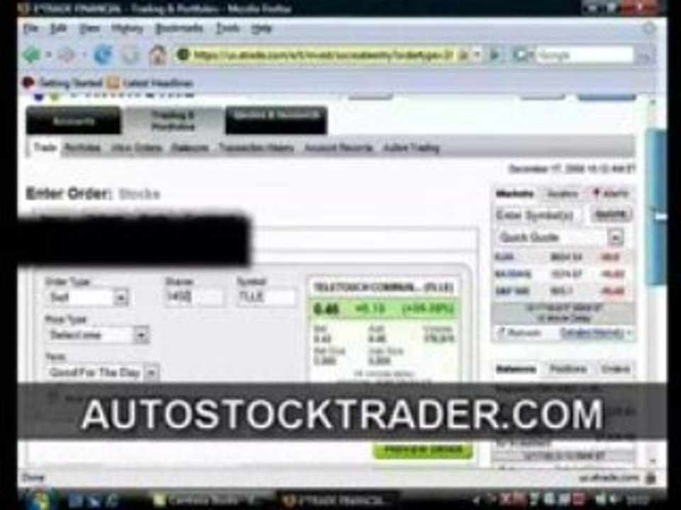 Stock Trading Robot
