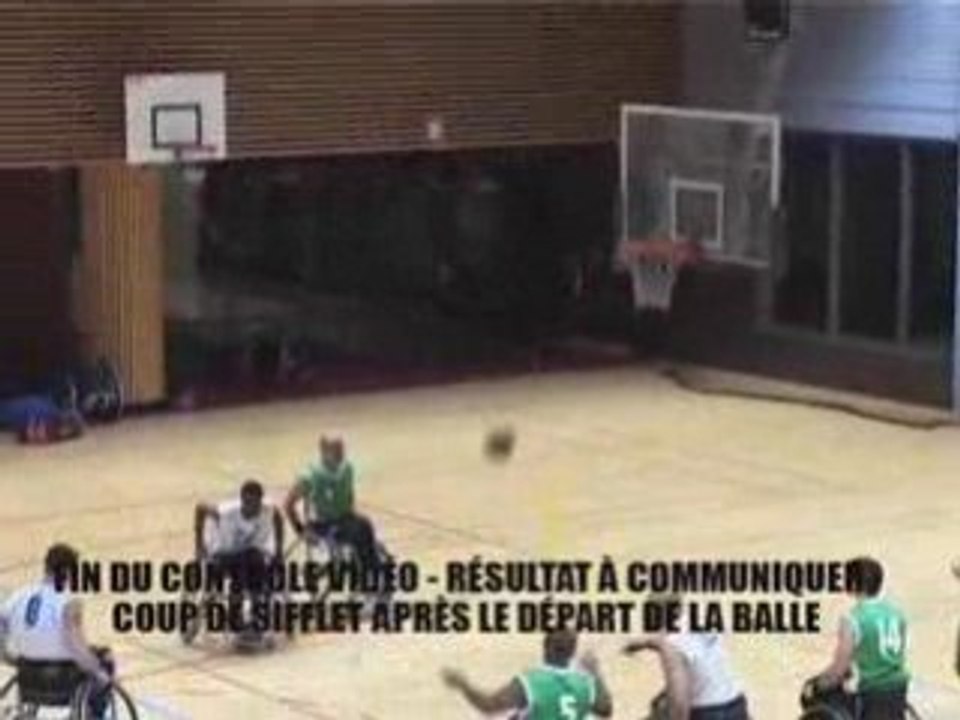 BASKET...ET SI L'ARBITRAGE VIDEO EXISTAIT