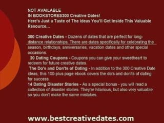 300 Creative and Inexpensive date ideas