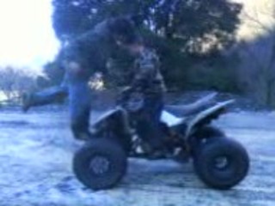 burn en quad yamaha yfm 250 raptor