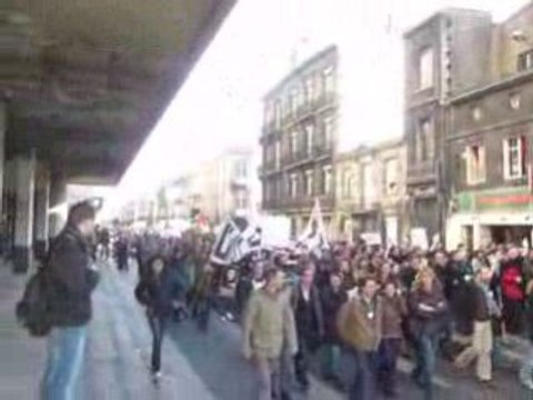 Manifestation étudiante Bordeaux 2009