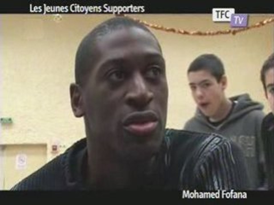 Les Jeunes Citoyens Supporters avec M.Fofana