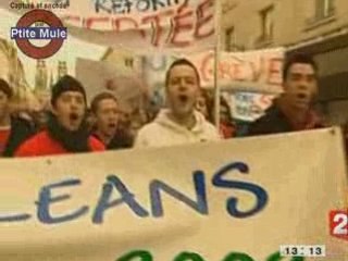 Enseignants et étudiants grognent ensemble