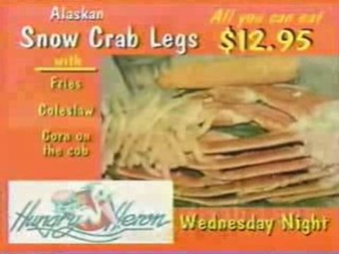 Hungry Heron - Snow Crab Legs