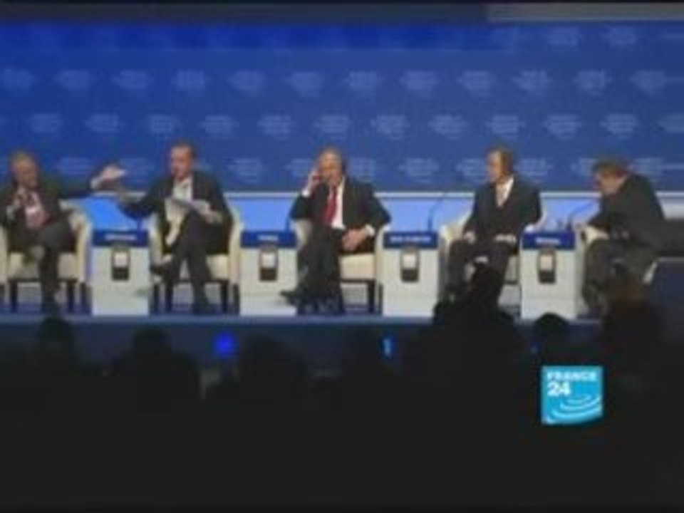 Erdogane en démonstration de force à Davos
