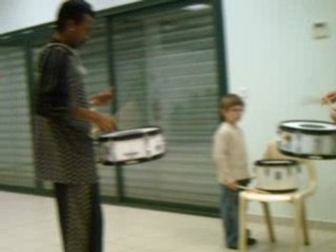 Répétition percussions 30 Janvier 2009