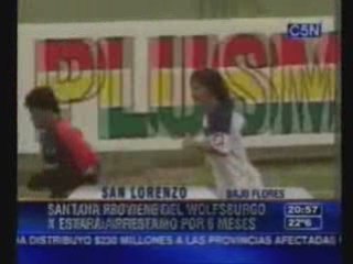 Santana volvió a San Lorenzo