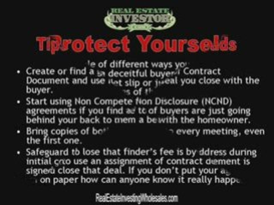 Learn to Protect Your Leads in Real Estate Wholesaling