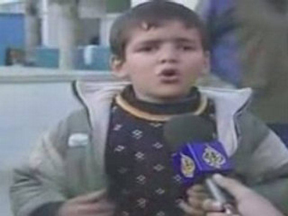 UN PETIT PALESTINIEN PARLE MIEUX QU'UN DIRIGENT ARABE
