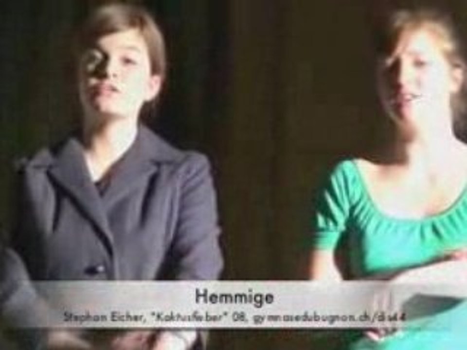 Hemmige, Stephan Eicher, gymnasedubugnon.ch/dis44
